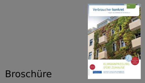Titelbild des Klimaratgebers der Verbraucherinitiative. © Verbraucherinitiative e.V.