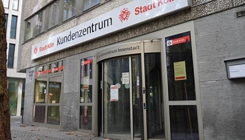 Der Eingang des Kundenzentrums Innenstadt. Stadt Köln / Melanie Nitka