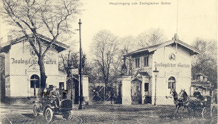 Der Haupteingang zum Zoologischen Garten in Köln. Foto: Zoo Köln