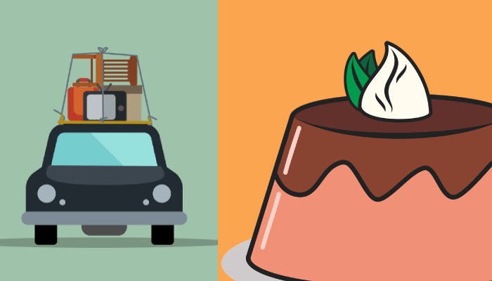 Oft ist Urlaub in der Ferne nicht so lustig wie Urlaub zuhause. Illustration: Mohamed Hassan (links), TheLittleSeed (rechts) / Pixabay