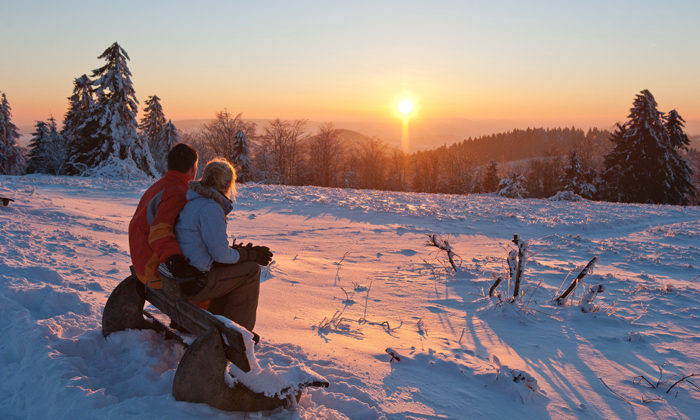 Ausklang eines wunderbaren Wandertages. Foto: Schmallenberger Sauerland Tourismus / Klaus-Peter Kappest
